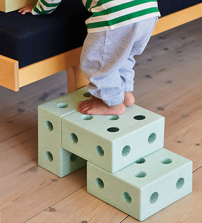 MODU Gåvogn - 3-i-1 - 48x27x44 cm - Ocean Mint/Forest Green