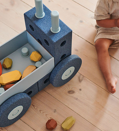 MODU Gåvogn - 3-i-1 - Deep Blue/Sky Blue