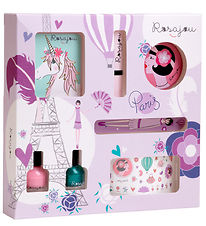 Rosajou Sminkesæt - Blush/Læbestift/Neglelak m.m. - 7 Dele Rosajou Sminkesæt - Blush/Læbestift/Neglelak m.m. - 7 Dele