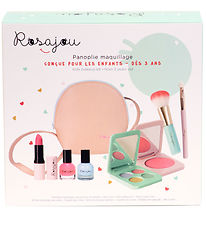 Rosajou Sminkesæt - Blush/Læbestift/Neglelak m.m. - 9 Dele Rosajou Sminkesæt - Blush/Læbestift/Neglelak m.m. - 9 Dele