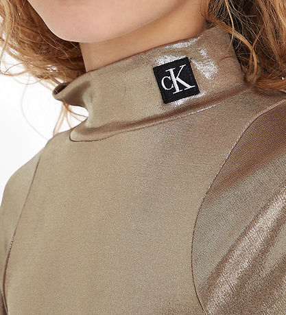 Calvin Klein Bluse - Frosted Almond Calvin Klein Bluse - Frosted Almond