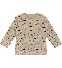 Hust and Claire Bluse - August - Biscuit Melange Hust and Claire Bluse - August - Biscuit Melange