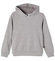 Name It Hættetrøje - Noos - NkfNasweat - Grey Melange Name It Hættetrøje - Noos - NkfNasweat - Grey Melange