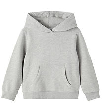 Name It Hættetrøje - Noos - NkfLena - Grey Melange Name It Hættetrøje - Noos - NkfLena - Grey Melange
