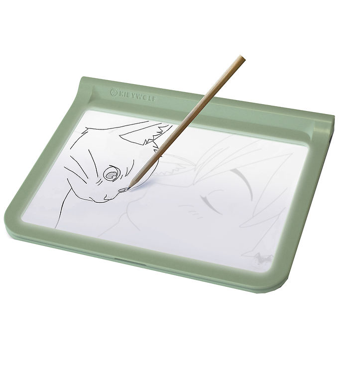 Kidywolf Tegnetavle m. Lys - KidyDraw-Pro - 2-i-1