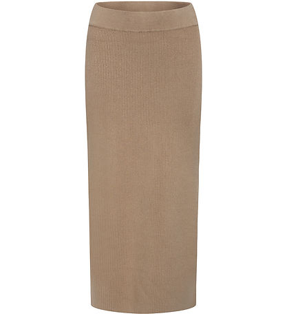 Grunt Nederdel - Rib - Viskose - Elise - Nature