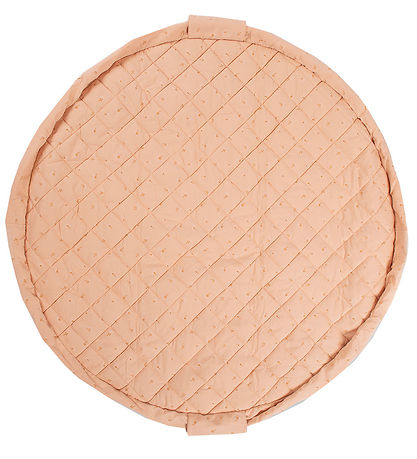 Play&Go Legetøjstæppe - Ø120 - Soft Organic - Fleuri Play&Go Legetøjstæppe - Ø120 - Soft Organic - Fleuri