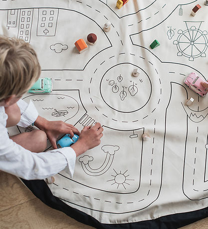 Play&Go Legetøjstæppe - Ø140 cm - Playvillle