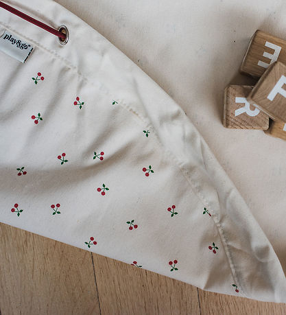 Play&Go Legetøjstæppe - Ø140 cm - Cherry Cherry