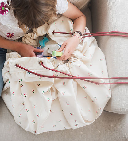 Play&Go Legetøjstæppe - Ø140 cm - Cherry Cherry Play&Go Legetøjstæppe - Ø140 cm - Cherry Cherry