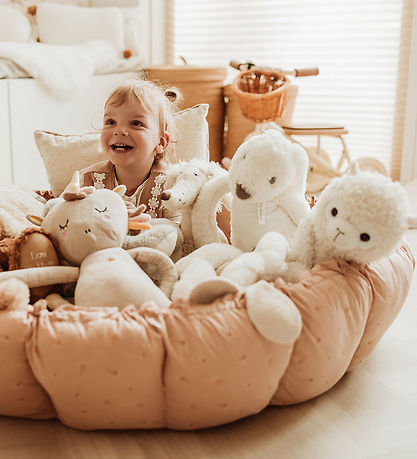 Play&Go Legetæppe - 3-i-1 - Ø130 cm - Bloom Fleuri