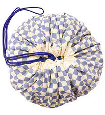 Play&Go Legetøjstæppe - Ø140 cm - Vichy Purple Play&Go Legetøjstæppe - Ø140 cm - Vichy Purple
