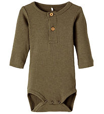 Name It Body l/æ - Noos - Rib - NbmKab - Dusty Olive Name It Body l/æ - Noos - Rib - NbmKab - Dusty Olive