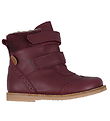Pom Pom Vinterstøvler - Tex - Dark Grape m. Hulmønster Pom Pom Vinterstøvler - Tex - Dark Grape m. Hulmønster