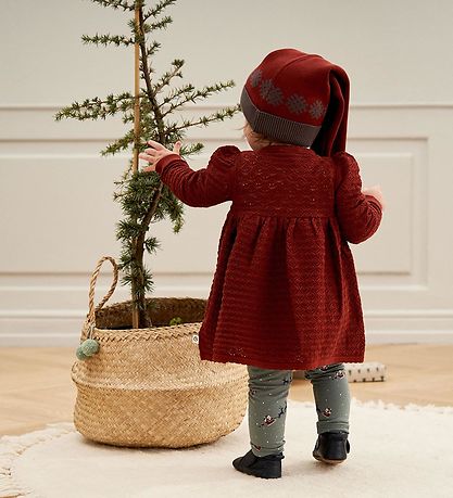 Müsli Nissehue - Knit Jacquard - Russet Müsli Nissehue - Knit Jacquard - Russet