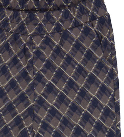 Müsli Bukser - Jacquard - Tower Grey/Night Blue/Desert Green