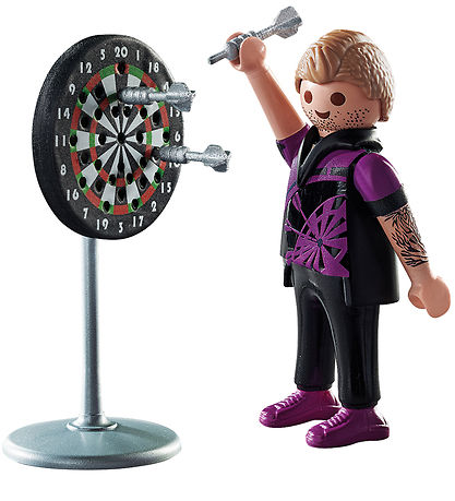 Playmobil SpecialPlus - Dartspiller - 71165 - 6 Dele Playmobil SpecialPlus - Dartspiller - 71165 - 6 Dele