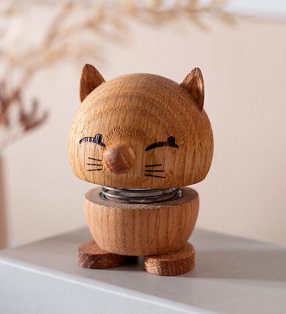 Hoptimist Cat - 7,3 cm - Oak Hoptimist Cat - 7,3 cm - Oak