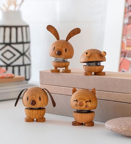 Hoptimist Cat - 7,3 cm - Oak