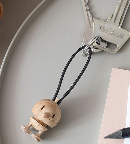 Hoptimist Nøglering Bumble - 3 cm - Raw Oak Hoptimist Nøglering Bumble - 3 cm - Raw Oak