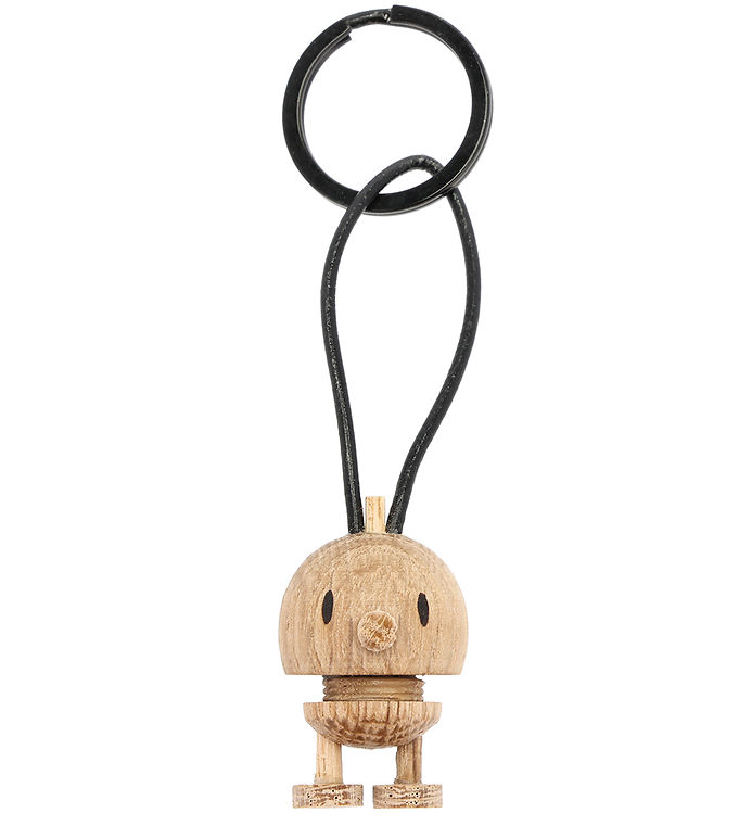 Hoptimist Nøglering Bumble - 3 cm - Raw Oak