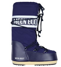 Moon Boot Vinterstøvler - Nylon - Blå Moon Boot Vinterstøvler - Nylon - Blå