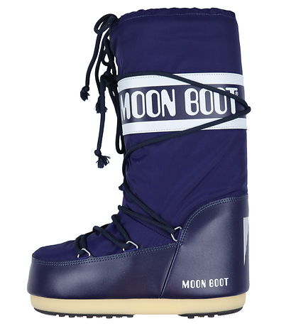 Moon Boot Vinterstøvler - Nylon - Blå Moon Boot Vinterstøvler - Nylon - Blå