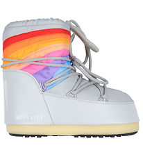 Moon Boot Vinterstøvler - Icon Low Rainbow - Glacier Grey Moon Boot Vinterstøvler - Icon Low Rainbow - Glacier Grey