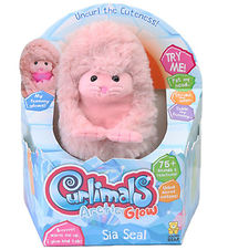 Curlimals Bamse m. Lyd og Bevægelse - 14 cm - Glow Seal Curlimals Bamse m. Lyd og Bevægelse - 14 cm - Glow Seal