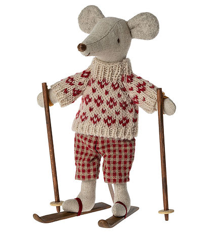 Maileg Mus - Mor m. Ski Maileg Mus - Mor m. Ski