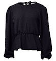 Hound Bluse - Back Ribbon Top - Sort Hound Bluse - Back Ribbon Top - Sort