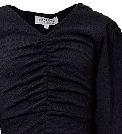 Hound Kjole - Puff Sleeve Dress - Sort Hound Kjole - Puff Sleeve Dress - Sort