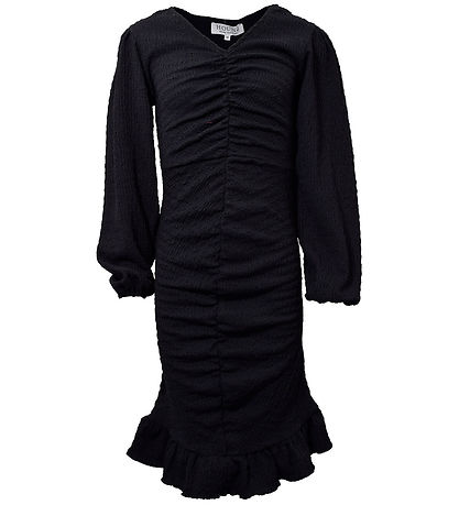 Hound Kjole - Puff Sleeve Dress - Sort Hound Kjole - Puff Sleeve Dress - Sort