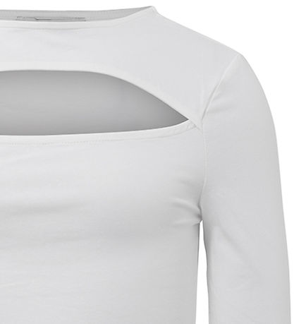 Hound Bluse - Cutout Top - Off White Hound Bluse - Cutout Top - Off White