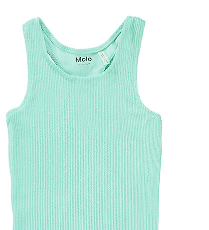 Molo Kjole - Cailey - Cool Mint m. Struktur Molo Kjole - Cailey - Cool Mint m. Struktur