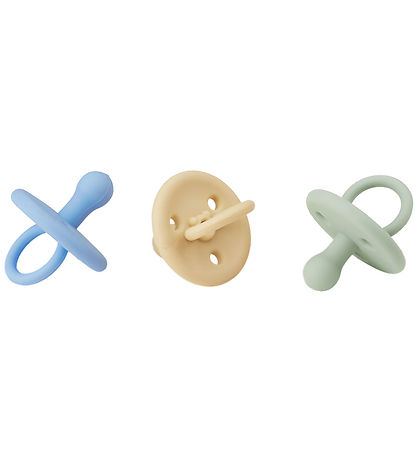 Liewood Sutter - Silikone - 3-pak - Paula - Sky Blue Mix Liewood Sutter - Silikone - 3-pak - Paula - Sky Blue Mix