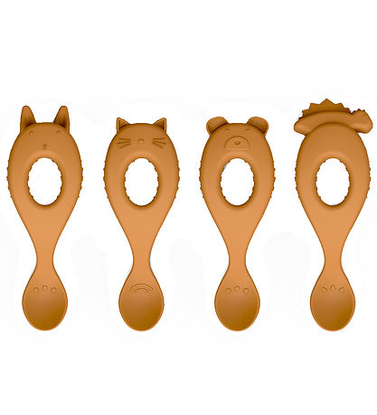 Liewood Skeer - Silikone - 4-pak - Liva - Mustard Liewood Skeer - Silikone - 4-pak - Liva - Mustard