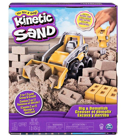Kinetic Sand Sandsæt - Dig & Demolish - 454 g Kinetic Sand Sandsæt - Dig & Demolish - 454 g