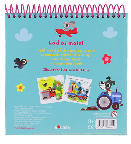 Forlaget Bolden Malebog - Magisk Malebog For De Mindste - Køretø Forlaget Bolden Malebog - Magisk Malebog For De Mindste - Køretø