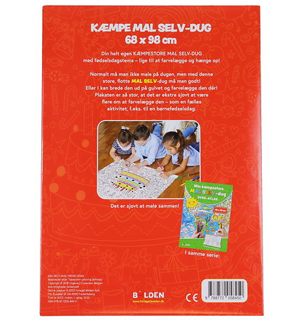 Forlaget Bolden - Min Kæmpestore Mal Selv-Dug - Fødselsdag