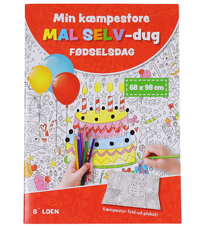 Forlaget Bolden - Min Kæmpestore Mal Selv-Dug - Fødselsdag