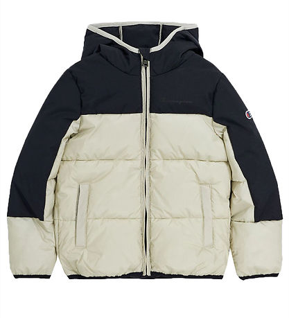 Champion Puffer Jacket - Offwhite/Black