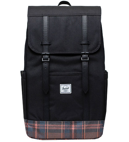 Herschel Rygsæk - Retreat - EcoSystem - Black Winter Plaid Herschel Rygsæk - Retreat - EcoSystem - Black Winter Plaid