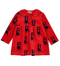 Bobo Choses Kjole - Velour - Have A Seat - Rød Bobo Choses Kjole - Velour - Have A Seat - Rød
