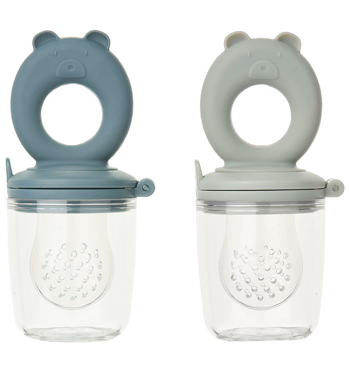 Liewood Food Feedere - Miranda - 2-pak - Whale Blue/Dove Blue