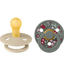 BIBS X Liberty Colour Sutter - 2-pak - Str. 2 - Rund - Chamomile BIBS X Liberty Colour Sutter - 2-pak - Str. 2 - Rund - Chamomile