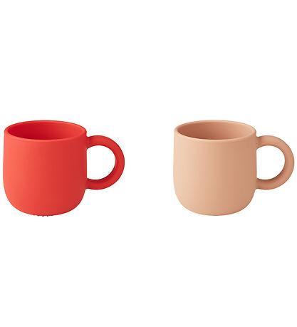 Liewood Kopper - Silikone - 2-Pak - Merce - Apple Red/Tuscany Ro Liewood Kopper - Silikone - 2-Pak - Merce - Apple Red/Tuscany Ro