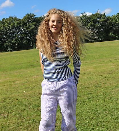 Grunt Bluse - Rib - Tempere - Blå/Hvidstribet Grunt Bluse - Rib - Tempere - Blå/Hvidstribet