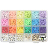 Pearl N Fun Perler - Smykkesæt - Regnbuefarvet Pearl N Fun Perler - Smykkesæt - Regnbuefarvet