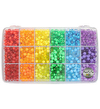 Pearl N Fun Perler - Smykkesæt - Regnbuefarvet Pearl N Fun Perler - Smykkesæt - Regnbuefarvet